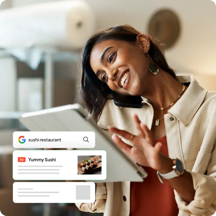 Hoger in Google