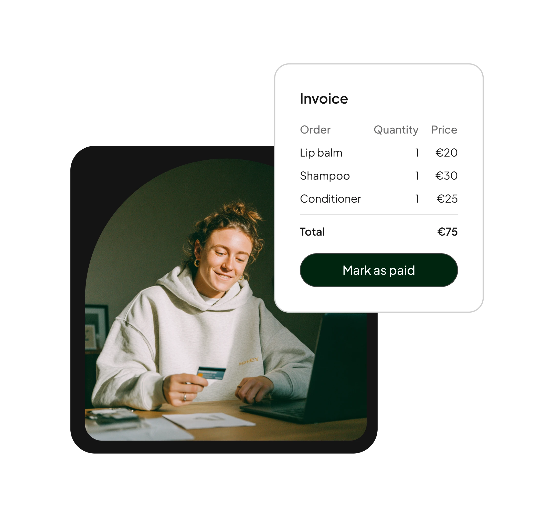 Checkout and invoice