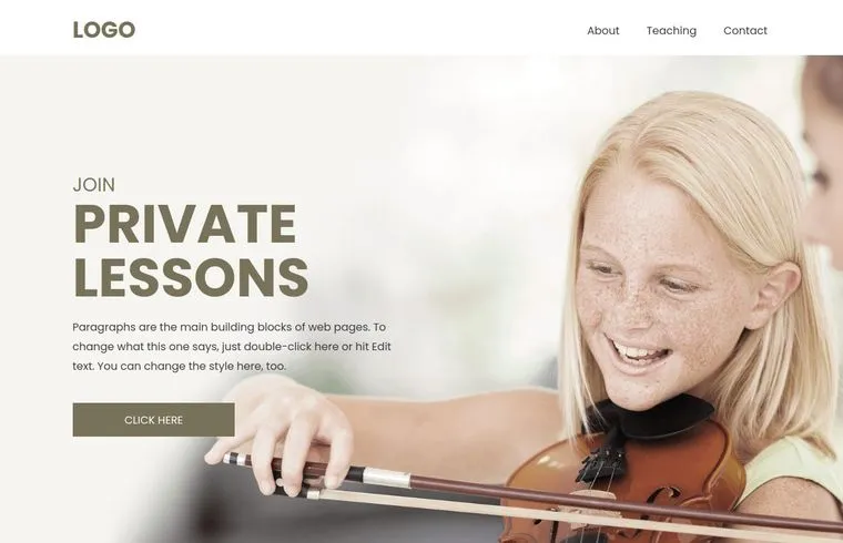 Arts and music template 5