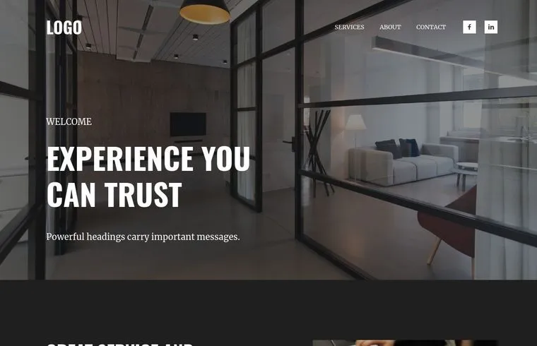 portfolio and CV template 2