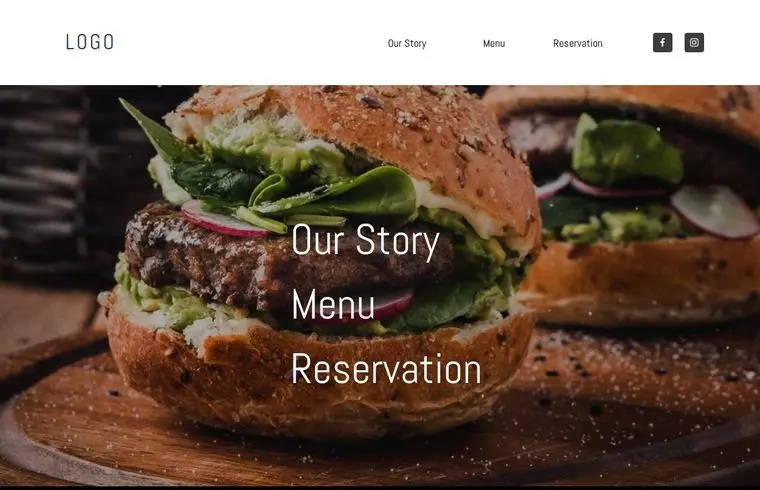 Restaurant template 2