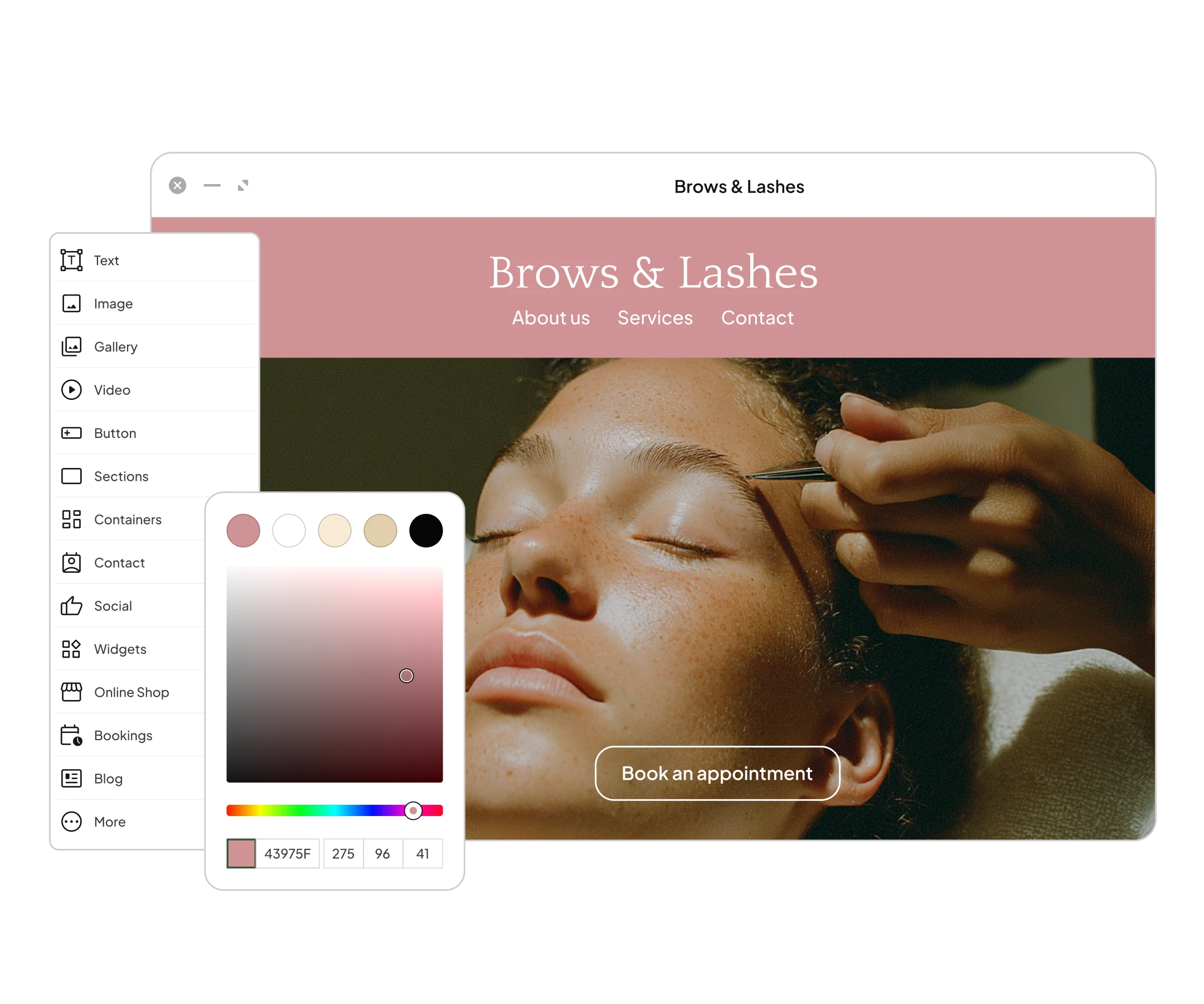 Create your website beauty