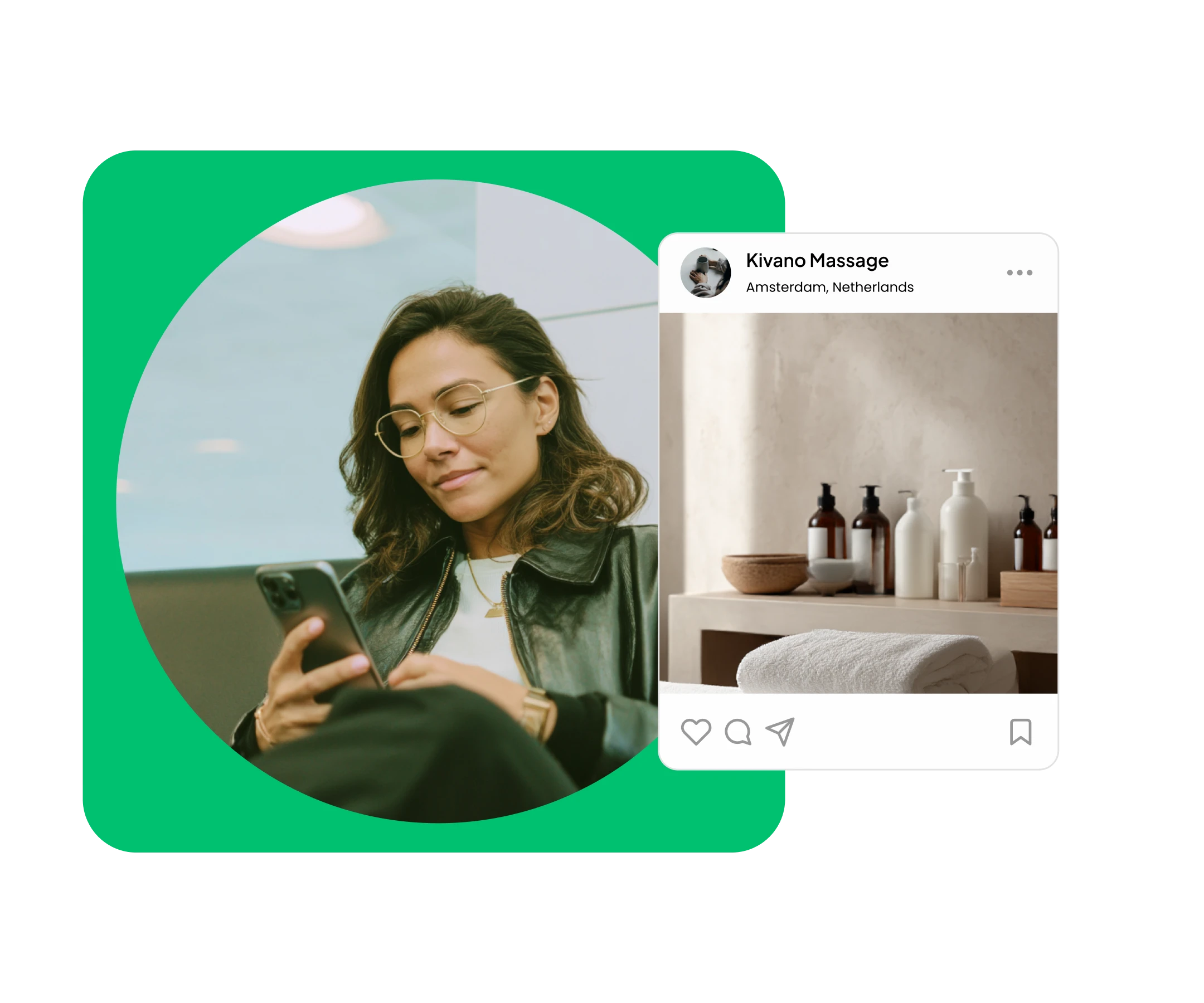 Link social media beauty