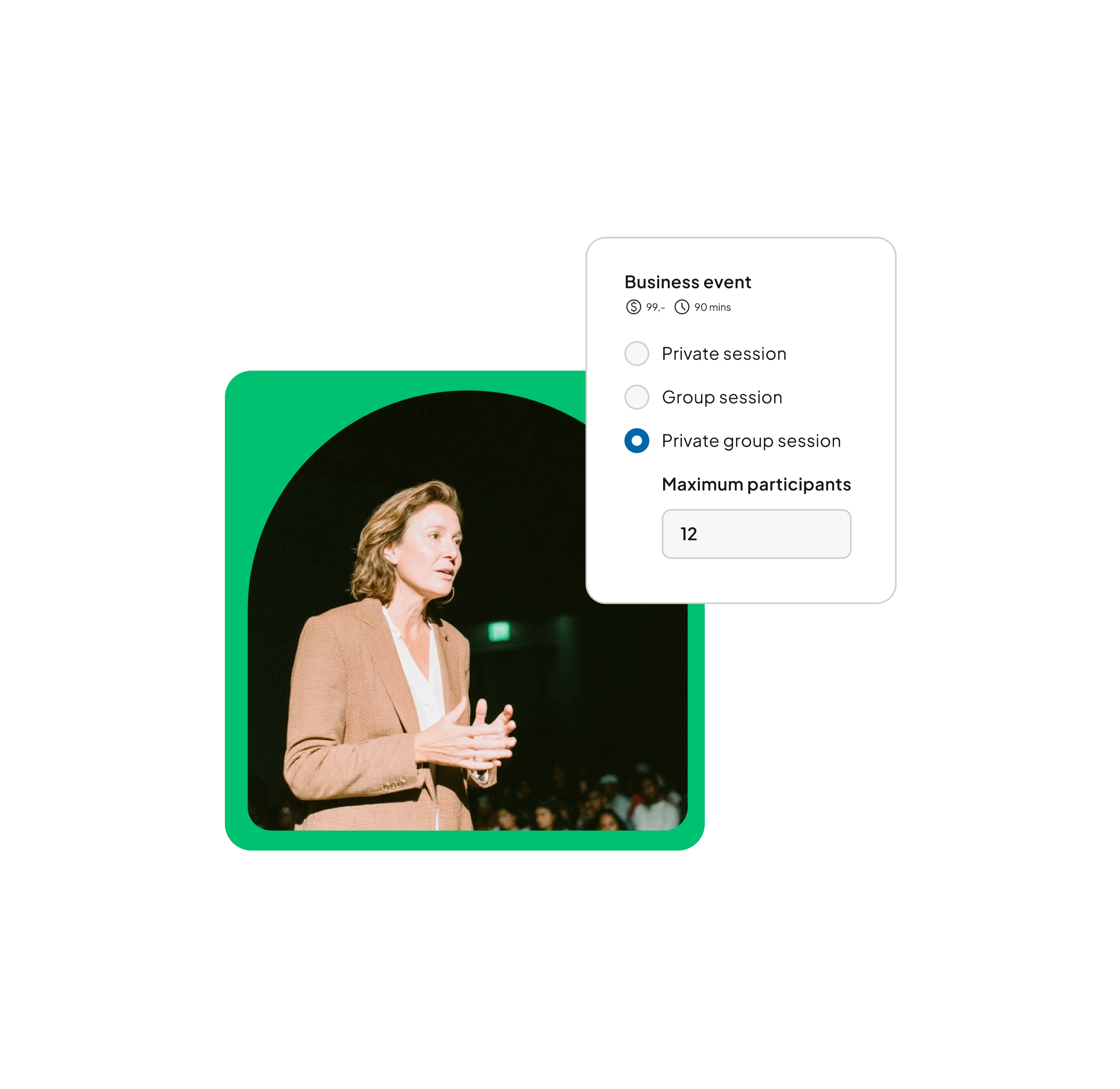 Easy group and event bookings