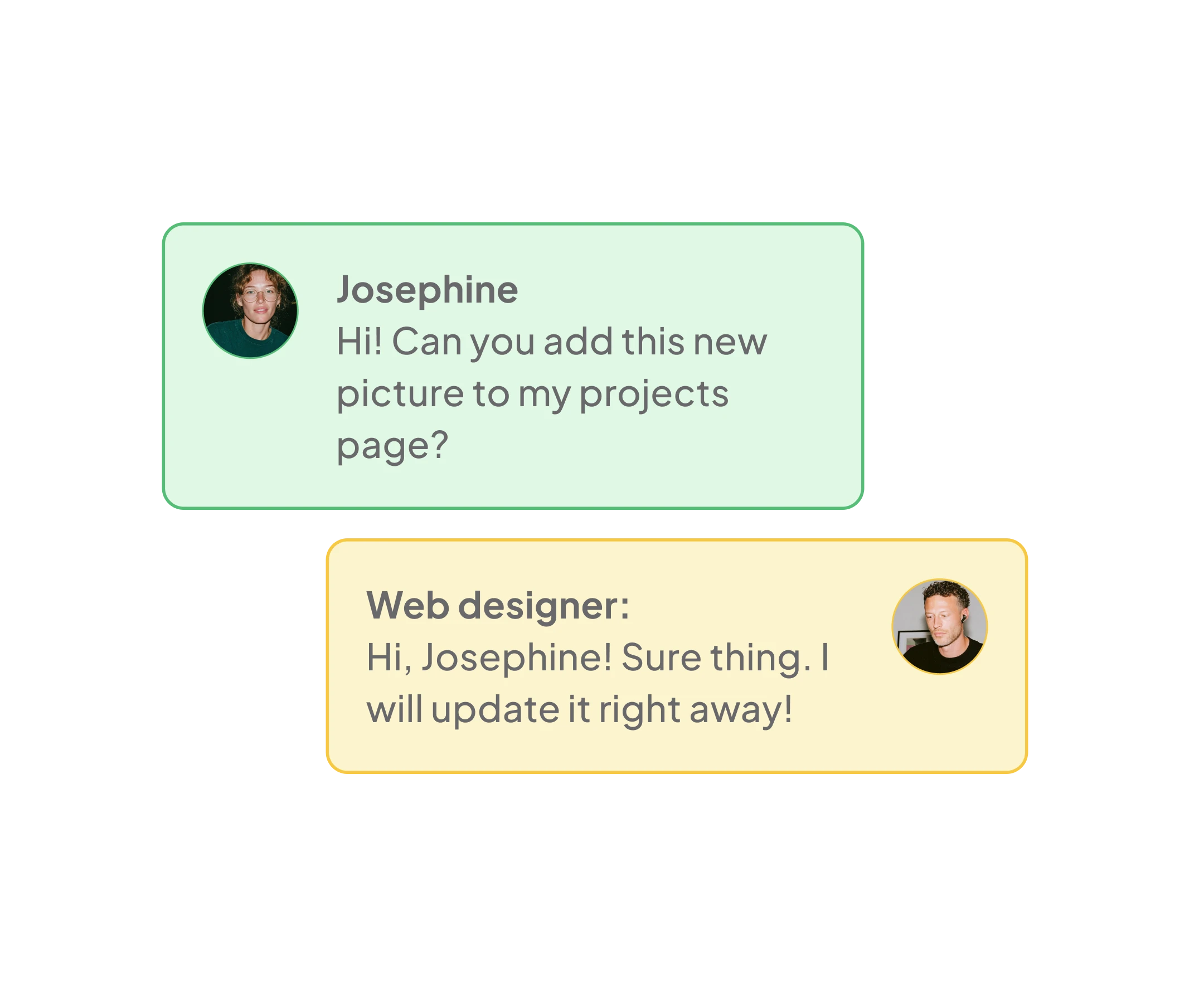 We take care of updates