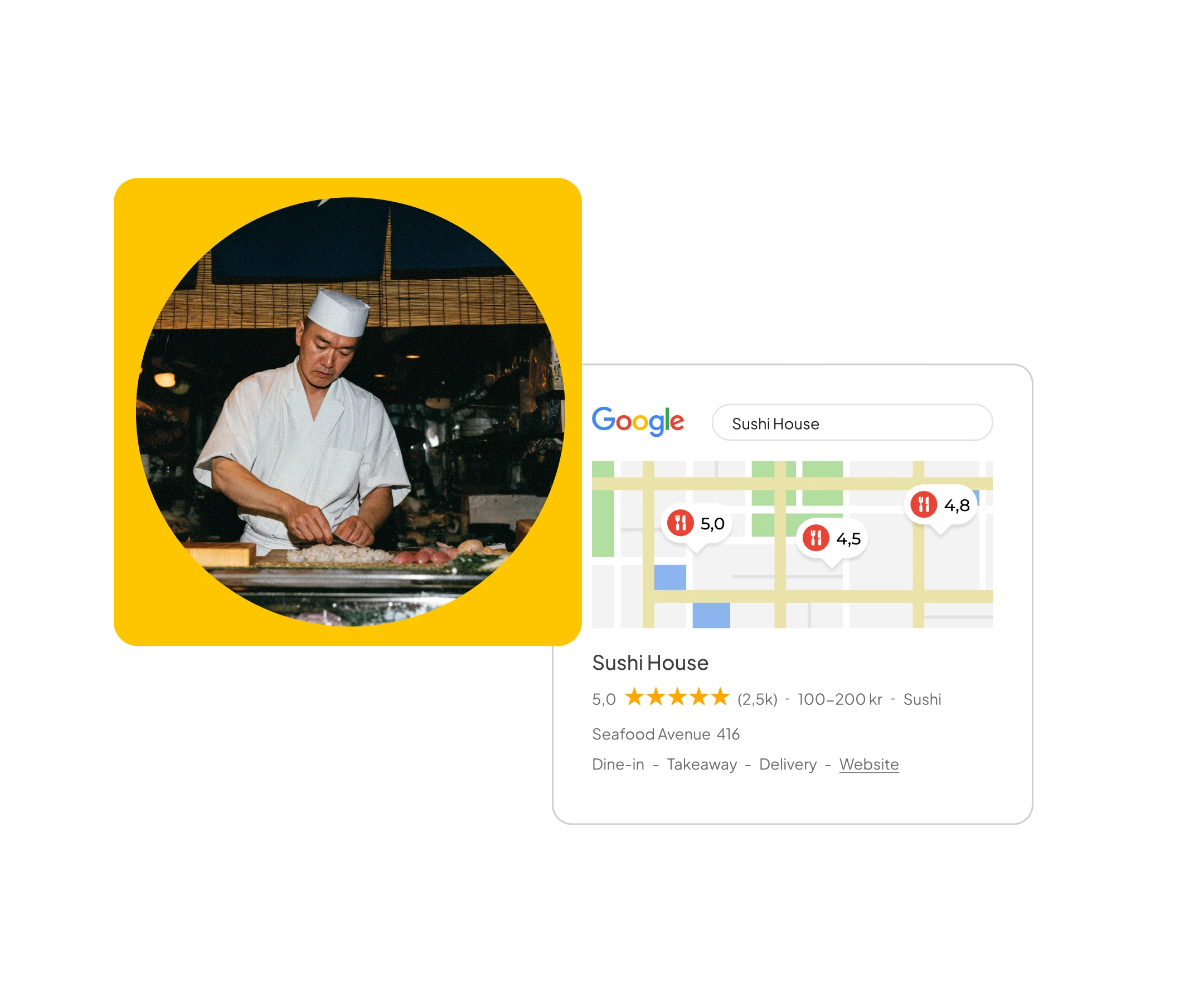 Show up in local search