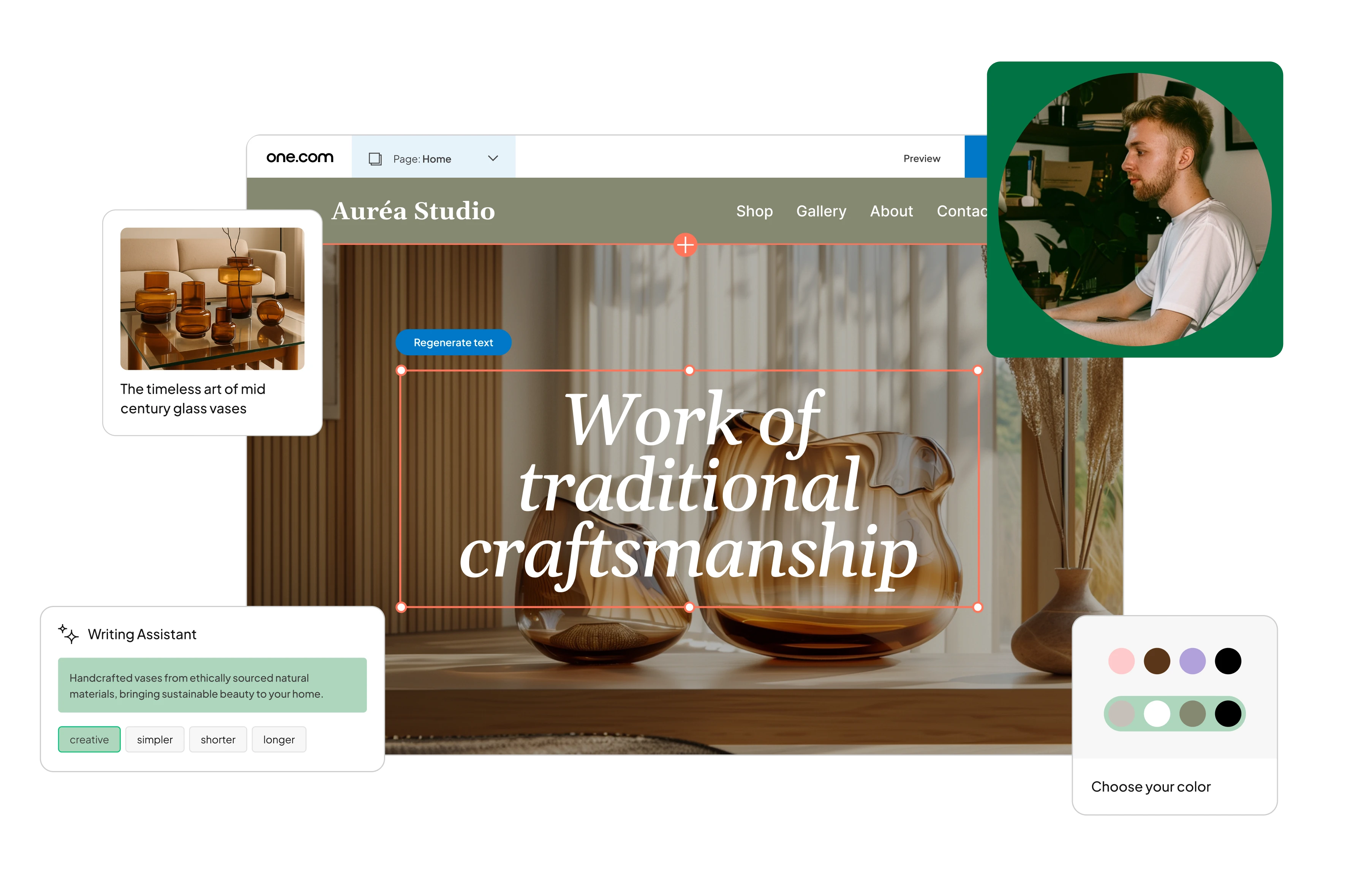 Work of traditional craftmanship